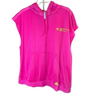 Adidas Mens Donovan Mitchell Shooter Hooded Mesh Sweatshirt Sz XL